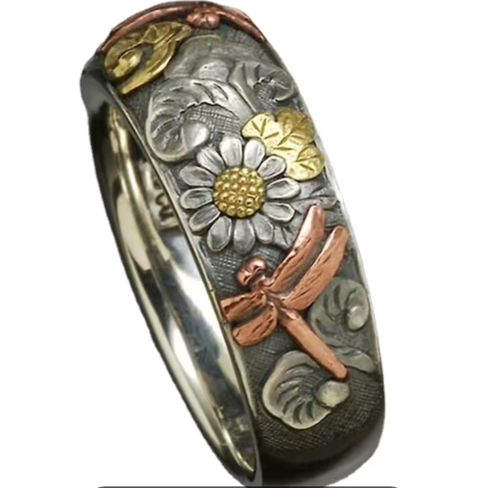 3/$25, 4/$30 Dragonfly Ring Unisex Size 10 - Picture 2 of 11